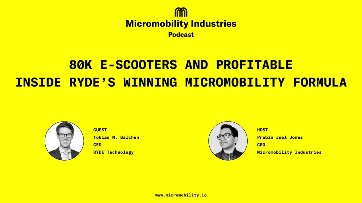 Micromobility tweet media