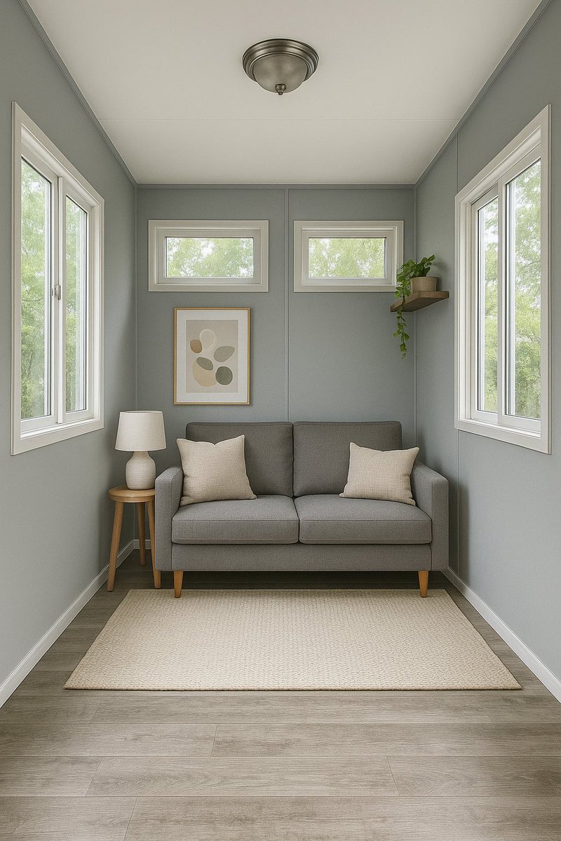 4plexes's tweet image. 🏡 Tiny Home for Sale! Cozy 8x20 THOW (160 sq ft) w/ full bath (shower, toilet, sink). Beautifully designed, move-in ready! $35,000. DM for more info, pics &amp;amp; details! #TinyHomeForSale #TinyLiving #MinimalistHome