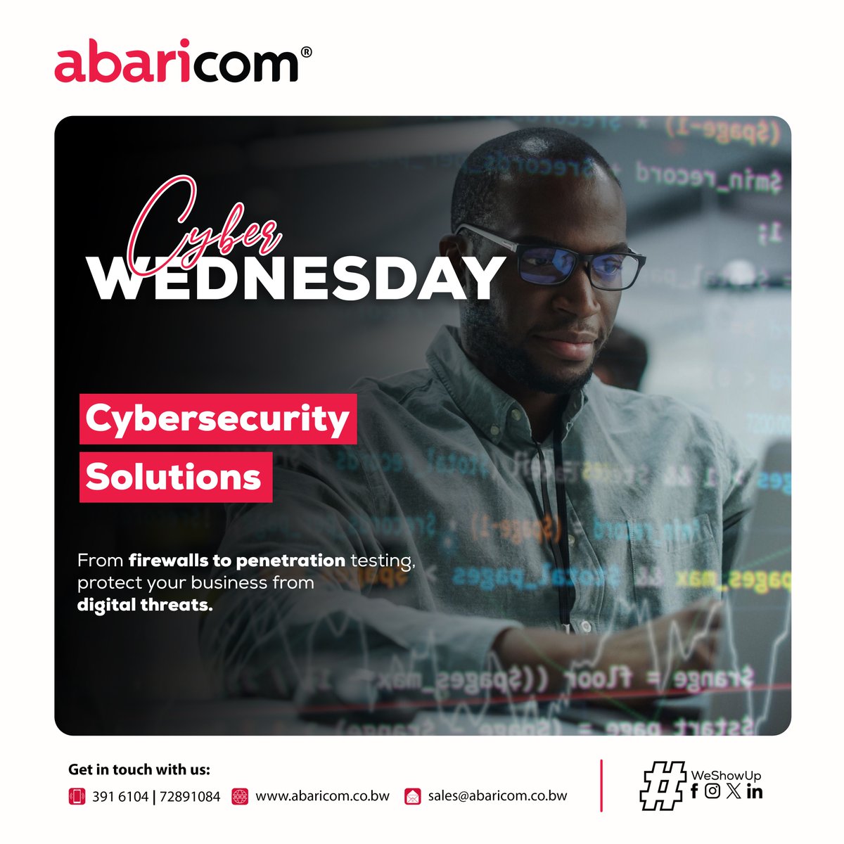 Cyber threats don’t take breaks, neither do we.

From firewalls to incident response, Abaricom keeps your business secure 24/7.

#cybersecurity
#WeShowUp