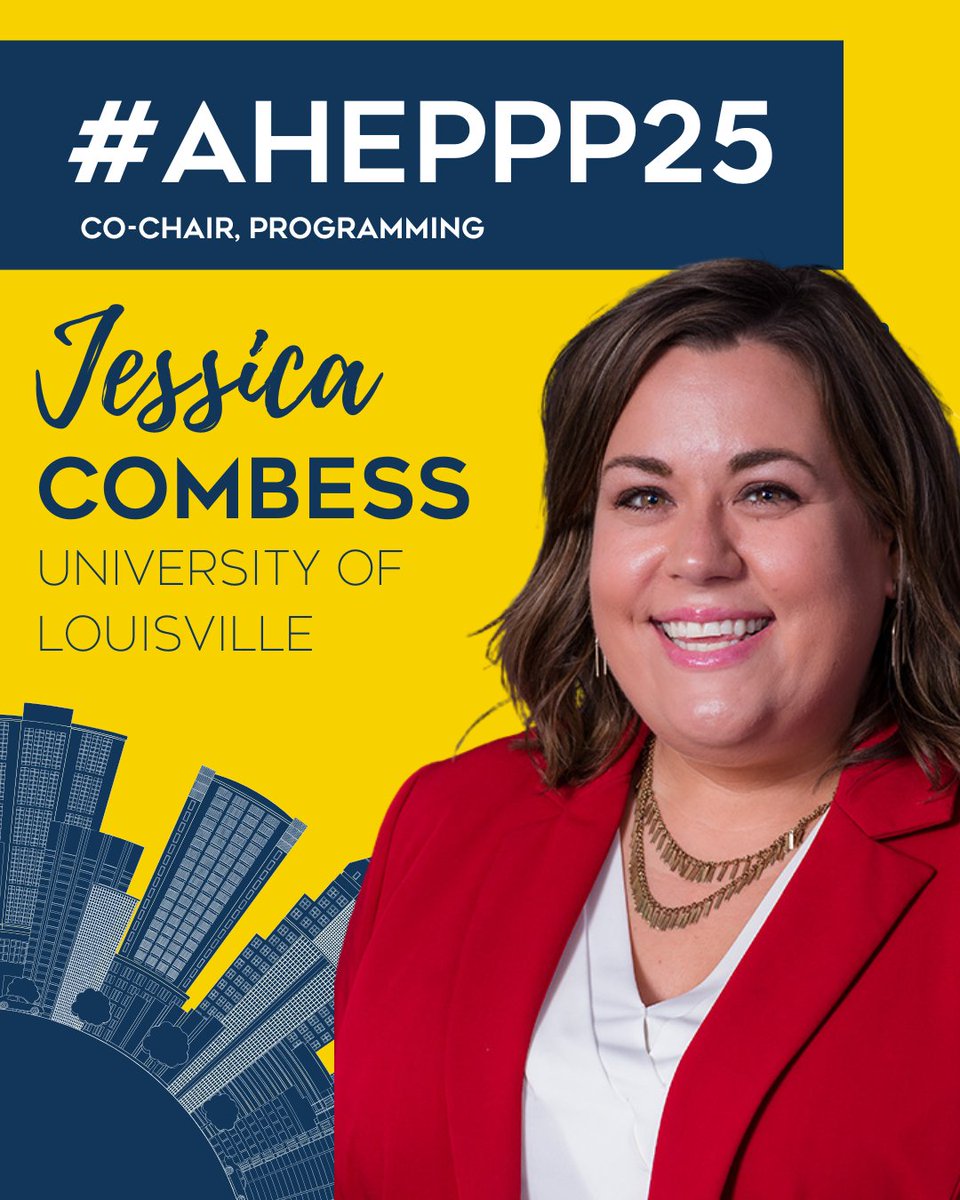 ✨Introducing 2025 Programming Co-Chair✨

Jessica Combess 
 University of Louisville 

Jessica loves working with parents and families, partnering with them as their students transform from teenagers into emerging adults. 

#AHEPPP2025 #FamilyEngagement #HigherEd