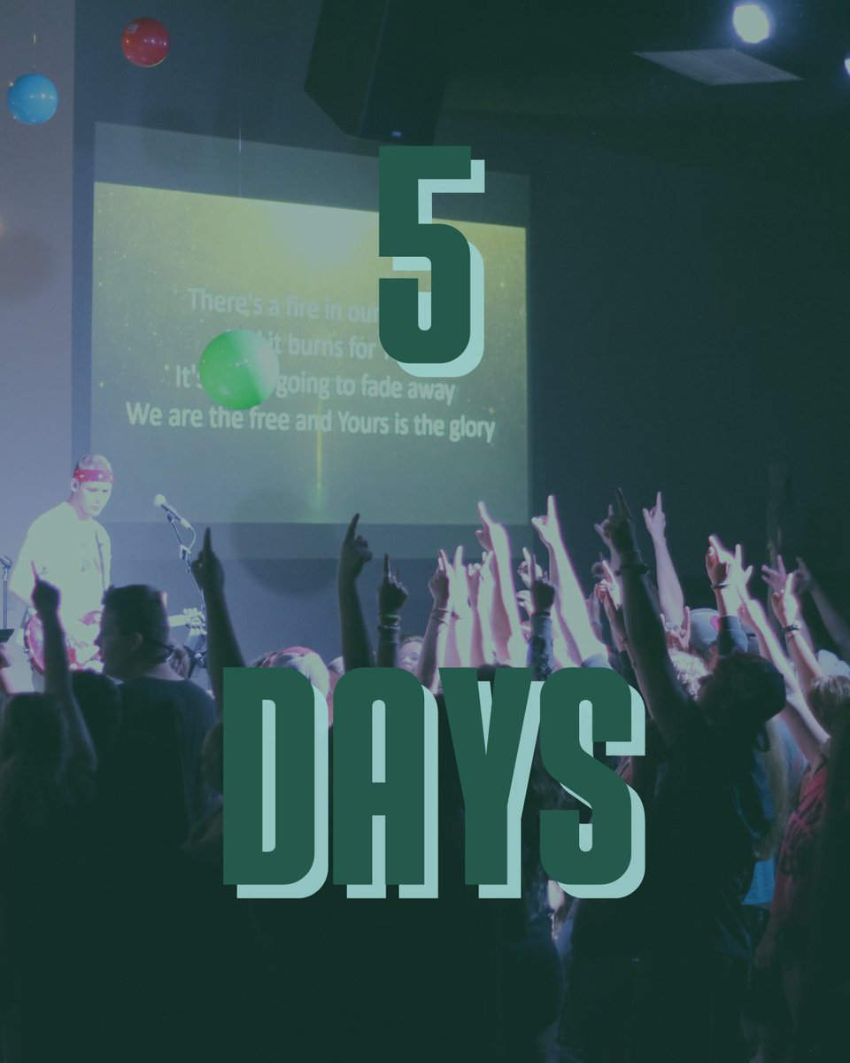 5. Days. Let's be honest, who's started packing?! 

#MaranathaBibleCamp