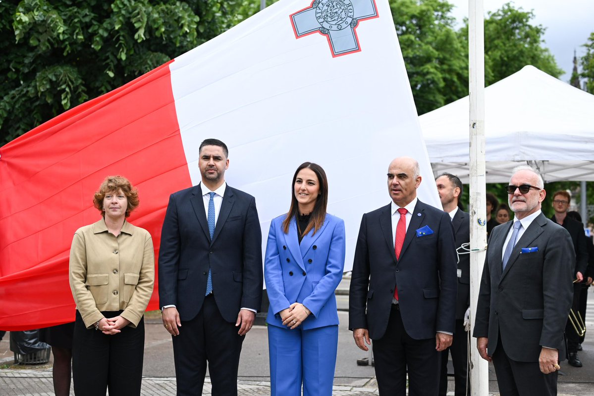 Ian Borg (@deputypmianborg) on Twitter photo Today, we raised the Maltese flag at the heart of Strasbourg, officially marking the beginning of Malta’s Presidency of the <a href="/coe/">Council of Europe</a>.
This is more than a ceremonial gesture. It is a reflection of our steadfast commitment to the fundamental values that define the Council of Europe: Today, we raised the Maltese flag at the heart of Strasbourg, officially marking the beginning of Malta’s Presidency of the <a href="/coe/">Council of Europe</a>.
This is more than a ceremonial gesture. It is a reflection of our steadfast commitment to the fundamental values that define the Council of Europe: