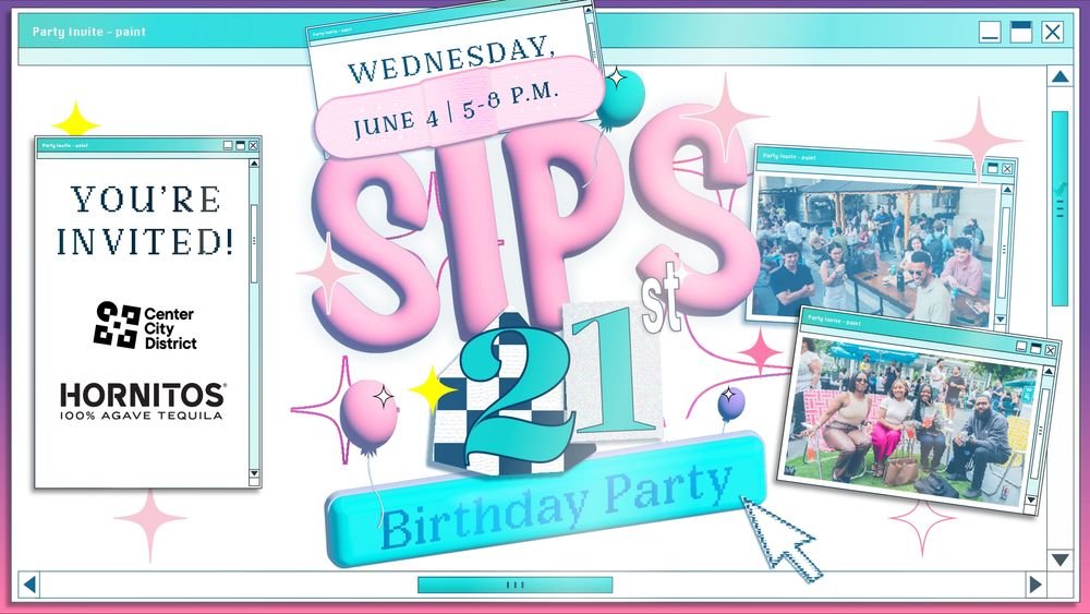 📣‼️ Due to the inclement weather, today's CCD SIPS Preview Party has been postponed to next Wednesday, June 4.