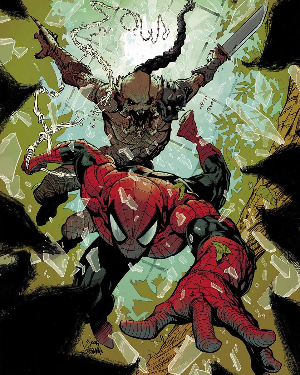 Predator vs. Spider-Man #2. Pencils and inks by me. Colors by <a href="/frankmartinbox/">Frank Martin Jr</a>. ‘NUFF SAID