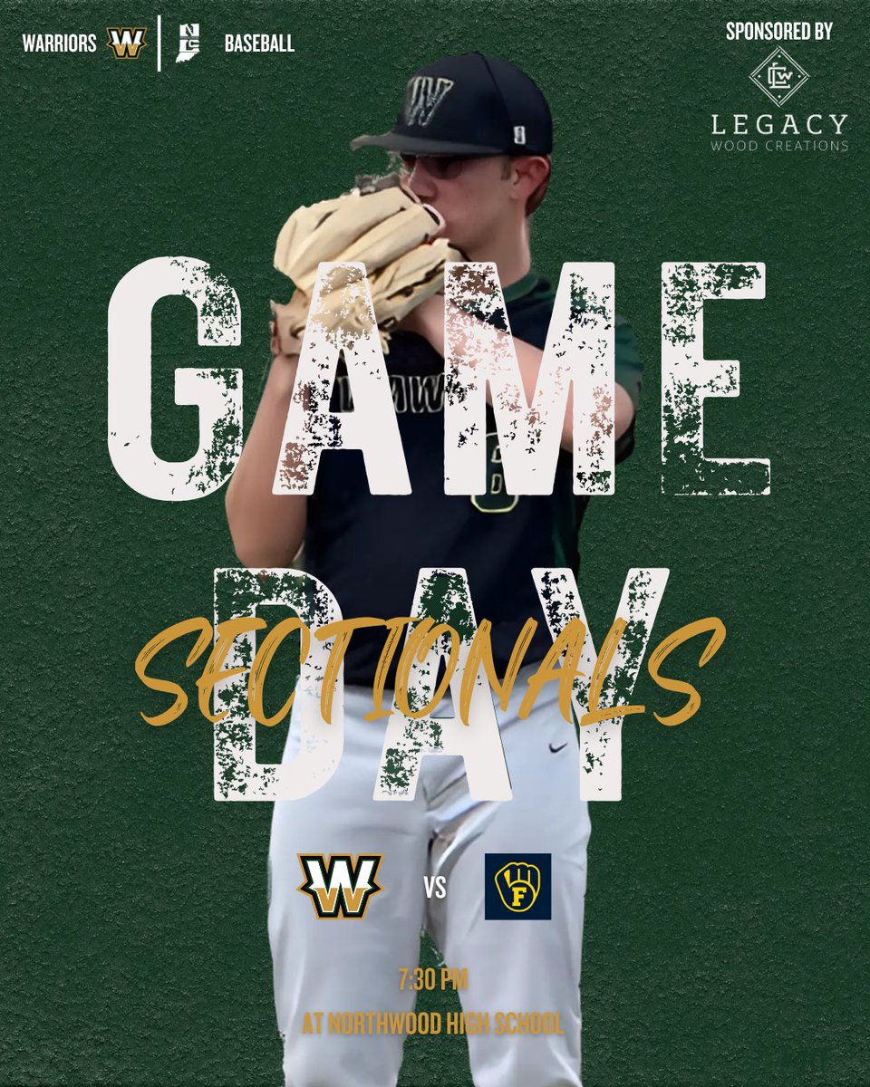 The new season starts today. Go 1-0!  #WeAreWawasee #Warriors #2025 #ACE #sectionals #ihsaa