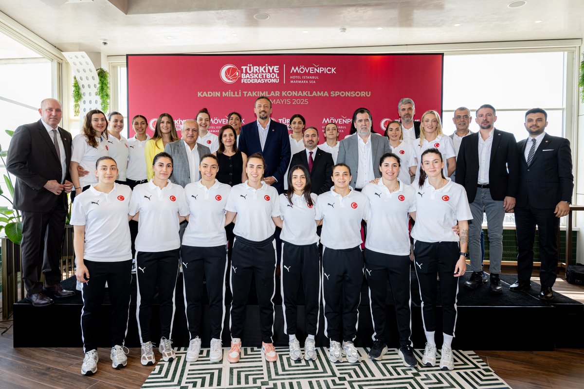 FIBA 2025 Kadınlar Avrupa Şampiyonası hazırlıklarını sürdüren A Kadın Milli Takımımız ve Yönetim Kurulumuzla, konaklama sponsorumuz Mövenpick Hotel İstanbul Marmara Sea’de bir araya geldik. 

Millilerimize yoğun kamp döneminde sundukları konforlu ortam için Mövenpick ailesine