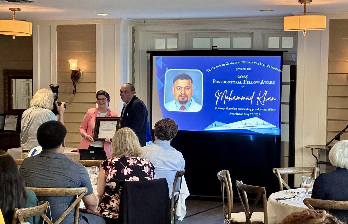 Jawed Siddiqui, PhD (@jawed_siddiqui_) on Twitter photo Excited to share that Dr. Abdullah Khan has won the Research Excellence – Best Postdoc Award at UMMC! A well-deserved recognition of his dedication and impactful research at CCRI-UMMC.
Congratulations, Dr. Khan! 👏🎉
<a href="/UMMC_BoneMet/">Bone Metastasis @ Siddiqui Lab</a> <a href="/rodrocconi/">Rod Rocconi</a> <a href="/UMMCnews/">The University of Mississippi Medical Center</a> <a href="/UMMC_Cancer/">UMMC Cancer Center and Research Institute</a> Excited to share that Dr. Abdullah Khan has won the Research Excellence – Best Postdoc Award at UMMC! A well-deserved recognition of his dedication and impactful research at CCRI-UMMC.
Congratulations, Dr. Khan! 👏🎉
<a href="/UMMC_BoneMet/">Bone Metastasis @ Siddiqui Lab</a> <a href="/rodrocconi/">Rod Rocconi</a> <a href="/UMMCnews/">The University of Mississippi Medical Center</a> <a href="/UMMC_Cancer/">UMMC Cancer Center and Research Institute</a>