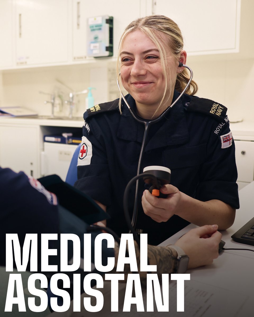 RNJobsUK's tweet image. Ever wondered how it feels to be on the frontline of medicine?
Train with world-class experts and develop your skills in locations beyond your wildest dreams.
Don’t hold back, search Medical and Healthcare roles within the Royal Navy here: tinyurl.com/3zr5kk3d