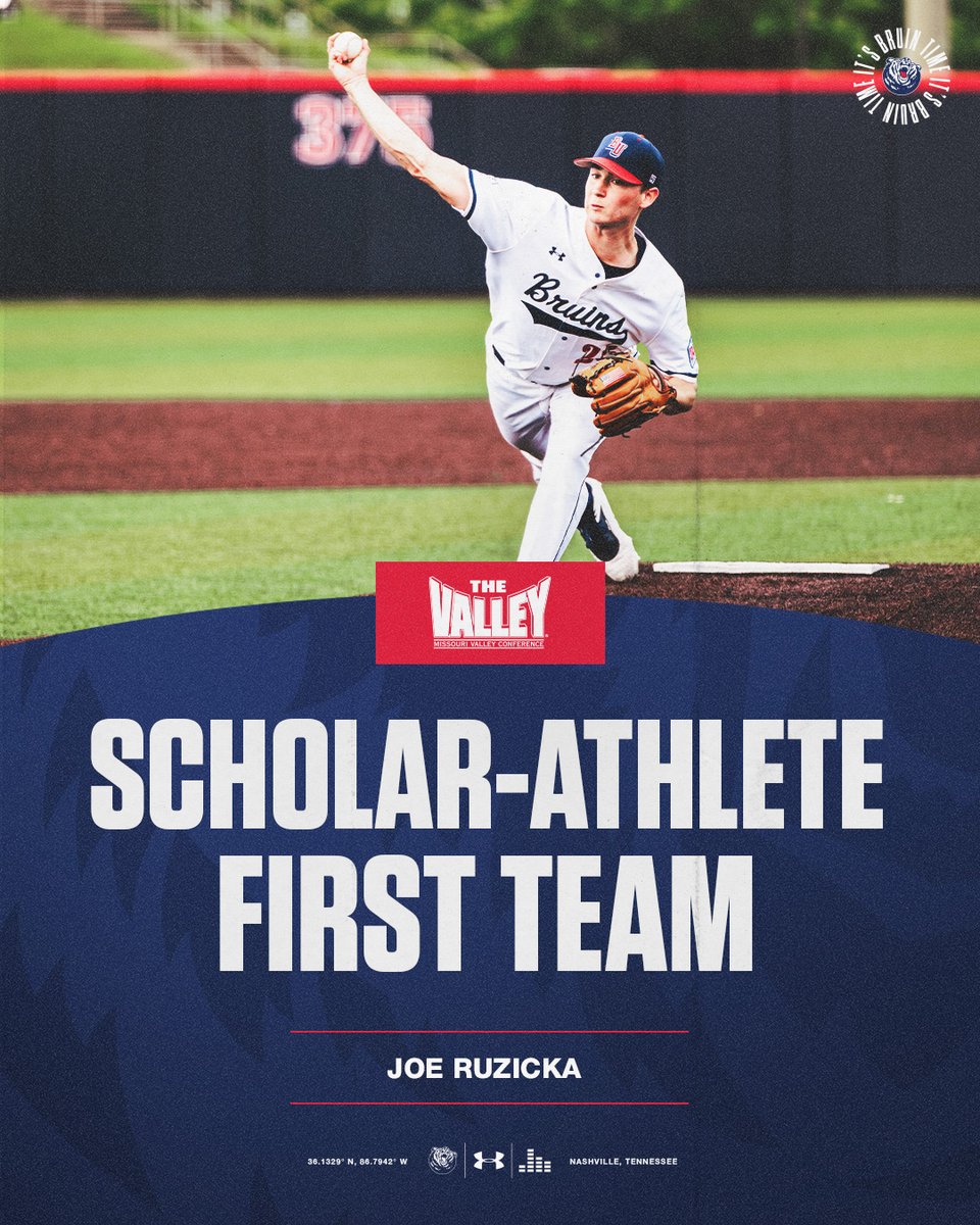 Belmont Baseball (@belmontbaseball) on Twitter photo Two-time <a href="/MVCsports/">Missouri Valley Conference</a> Scholar-Athlete First Team ๐
Congrats to Joe Ruzicka!
๐ - bit.ly/3FnPnow
#ItsBruinTime Two-time <a href="/MVCsports/">Missouri Valley Conference</a> Scholar-Athlete First Team ๐
Congrats to Joe Ruzicka!
๐ - bit.ly/3FnPnow
#ItsBruinTime