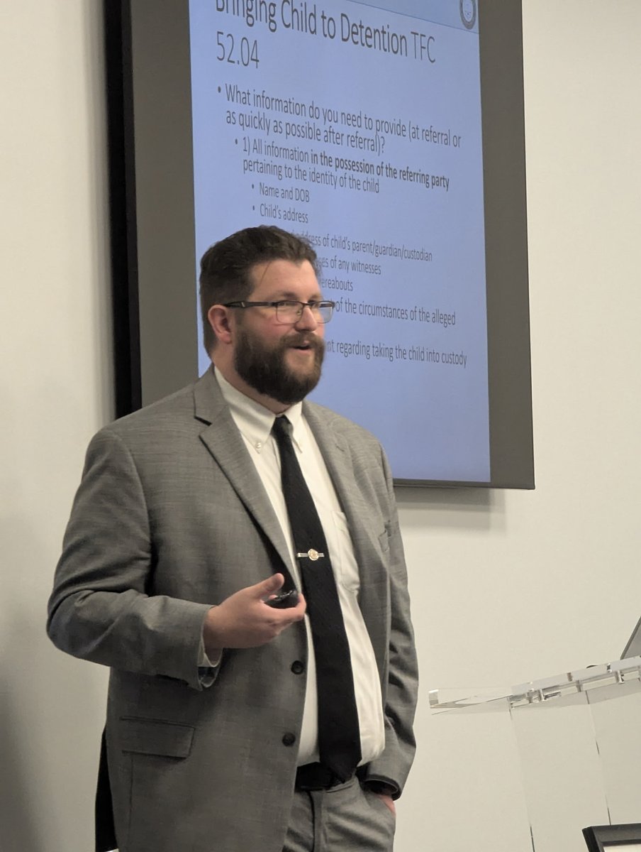 afc_tarrant's tweet image. Last week, two of our partners with the Juvenile Unit of @TarrantCountyDA provided the training "Juvenile Law: It's Just Different". Thanks for helping our investigative partners sharpen their skills and knowledge!
