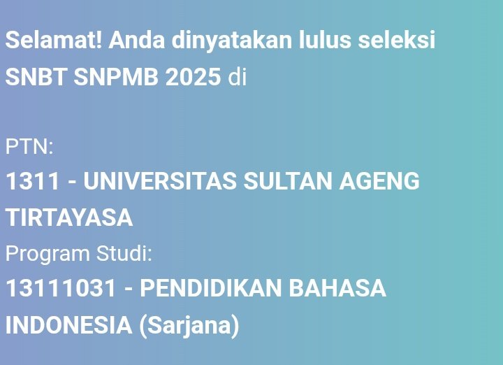 studysiw's tweet image. dan yap... aku lolos di pil 2