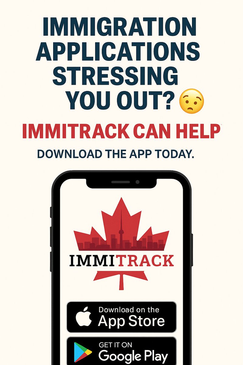 ImmiTrack's tweet image. Every newcomer NEEDS this app! 
Download Immitrack today!  #immitrack #devdec #IRCC #immigration #IRRCupdates #newcomers
