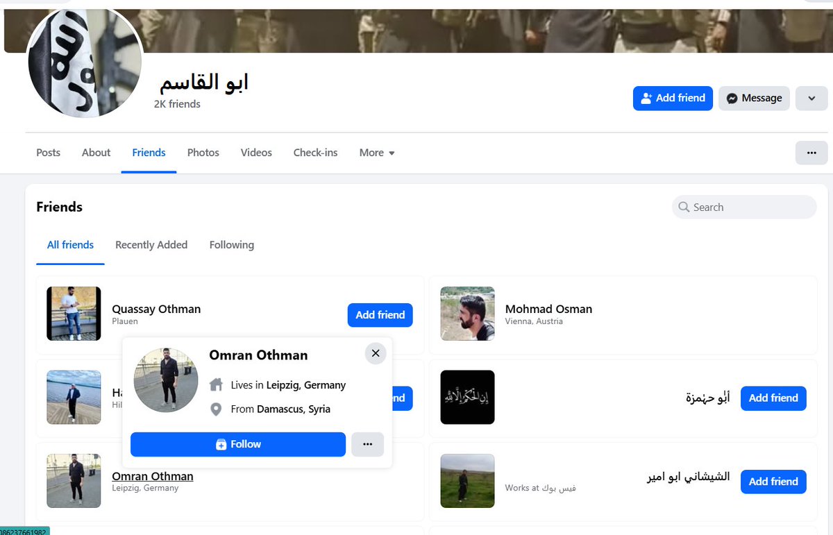 Waronterrorsoc1's tweet photo. Here you can see the influence that ISIS could have on small regions in Germany. Not everyone is a terrorist or identifies with it. The fact is that friendship with an ISIS profile in Germany is already a danger.#waronterror #socialmediamonitoring #hacking #tracking #opisis https://t.co/EOuKgGe6HF