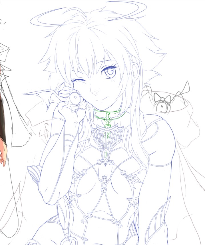 Sinten_de_Marth's tweet photo. Hier ein kleiner WIP von Misera. °_° https://t.co/A2N0X6AnS6