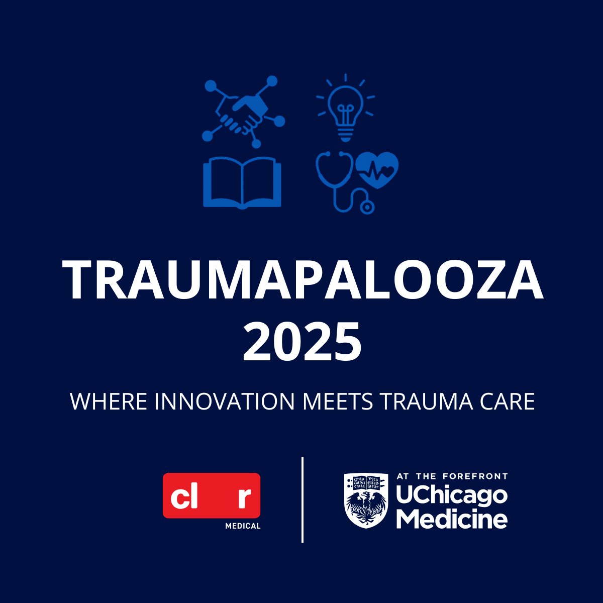 We’re live at #Traumapalooza! Grateful to <a href="/UChicagoMed/">UChicago Medicine</a> for bringing together top trauma minds. #TraumaCare