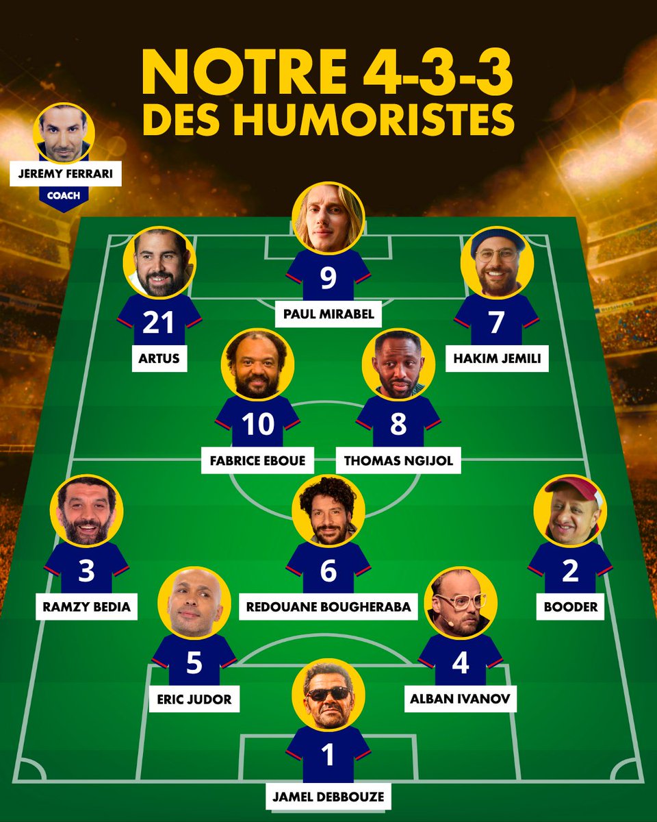Comedie_plus's tweet image. Et vous, quelle serait votre dream team ? *version humoristes ? 🏆
