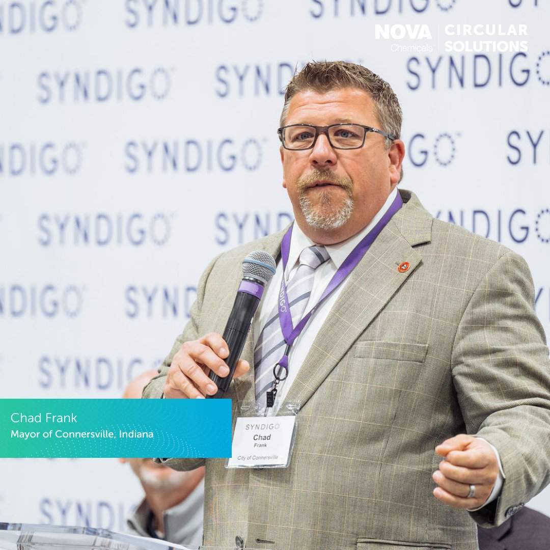 Thank you to Indiana’s Secretary of Business Affairs,  Mike Speedy, and our local, state and federal government representatives and officials for attending the Grand Opening celebration of our #SYNDIGO1 plastic film recycling facility. We are proud to bring jobs and economic