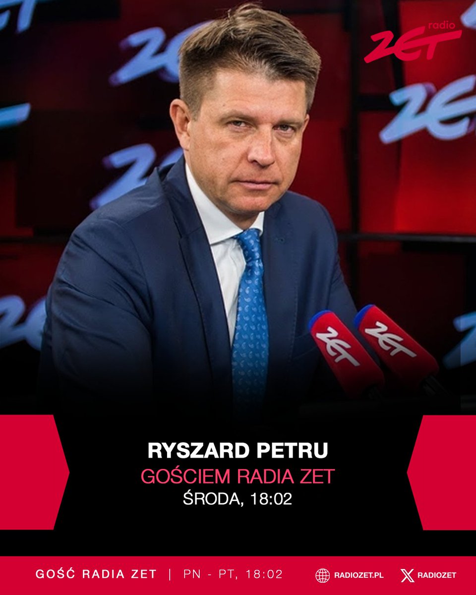 Już za chwilę gościem Beaty Lubeckiej będzie Ryszard Petru - poseł Polski 2050.
➡️ player.radiozet.pl

#RadioZET <a href="/Gosc_RadiaZET/">Gość Radia ZET</a>