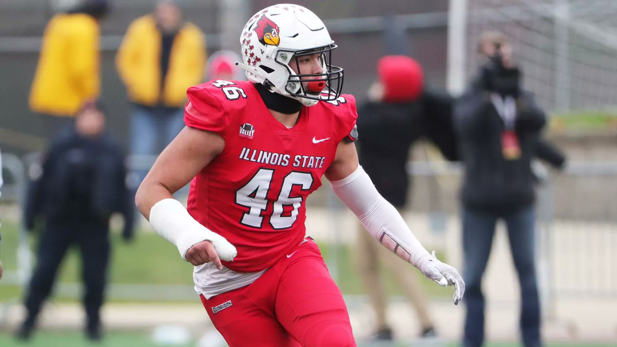 HERO Sports FCS (@herosports_fcs) on Twitter photo 🔸#FCS Spotlight🔸
Illinois State LB Tye Niekamp (<a href="/NiekampTye/">Tye Niekamp</a>)
-2025 Jr
-6-3, 240 lbs
-2023: 74 tackles, 9 TFLs, 7 PBUs
-All-MVFC 2nd Team
-MVFC Freshman of the Year
-2024: 112 tackles, 11 TFLs, 4 INT, 8 PBUs
-All-MVFC 1st Team
-4x 2024 All-American selections
📸<a href="/RedbirdFB/">Illinois State Football</a> 🔸#FCS Spotlight🔸
Illinois State LB Tye Niekamp (<a href="/NiekampTye/">Tye Niekamp</a>)
-2025 Jr
-6-3, 240 lbs
-2023: 74 tackles, 9 TFLs, 7 PBUs
-All-MVFC 2nd Team
-MVFC Freshman of the Year
-2024: 112 tackles, 11 TFLs, 4 INT, 8 PBUs
-All-MVFC 1st Team
-4x 2024 All-American selections
📸<a href="/RedbirdFB/">Illinois State Football</a>