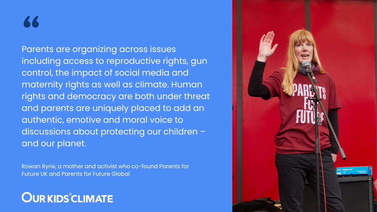 💬 "Parenthood politicised me... nature alone wouldn’t have moved me to activism. My love for my children did that."

Meet Rowan – a mother, activist &amp; lawyer, creating a love-led culture to grow the parent climate movement.

👉 Read her inspiring story: dub.sh/Vsl6ut1