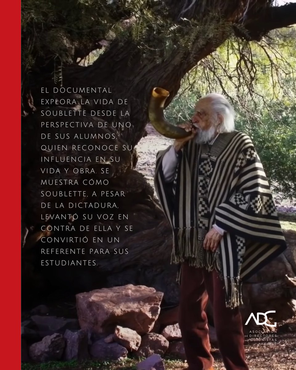 Hoy en ADG en memoria del destacado Filósofo Gastón Soublette recomendamos el documental EL SABIO DE LA TRIBU, dirigido por nuestro socio Ricardo Farfán Disponible en ONDAMEDIA.