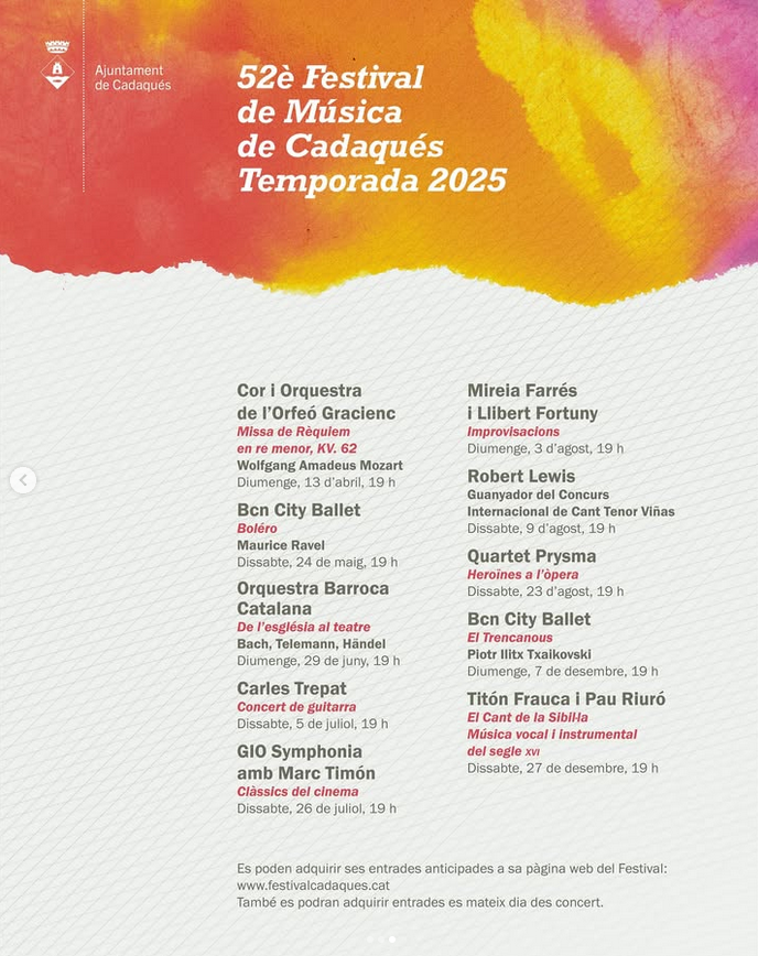 Orquestra Barroca Catalana (@obarroca) on Twitter photo 🎭 A Cadaqués interpretarem el programa 'De l’església al teatre: cantates, concerts i àries d’òpera' amb Lídia Vinyes-Curtis, Daniel Ramírez i <a href="/KraemerManfredo/">manfredo kraemer</a>.
📍 No us perdeu aquests viatges únics pel repertori barroc!
🎟 Més informació i entrades: orquestrabarrocacatalana.cat/agenda/ 🎭 A Cadaqués interpretarem el programa 'De l’església al teatre: cantates, concerts i àries d’òpera' amb Lídia Vinyes-Curtis, Daniel Ramírez i <a href="/KraemerManfredo/">manfredo kraemer</a>.
📍 No us perdeu aquests viatges únics pel repertori barroc!
🎟 Més informació i entrades: orquestrabarrocacatalana.cat/agenda/