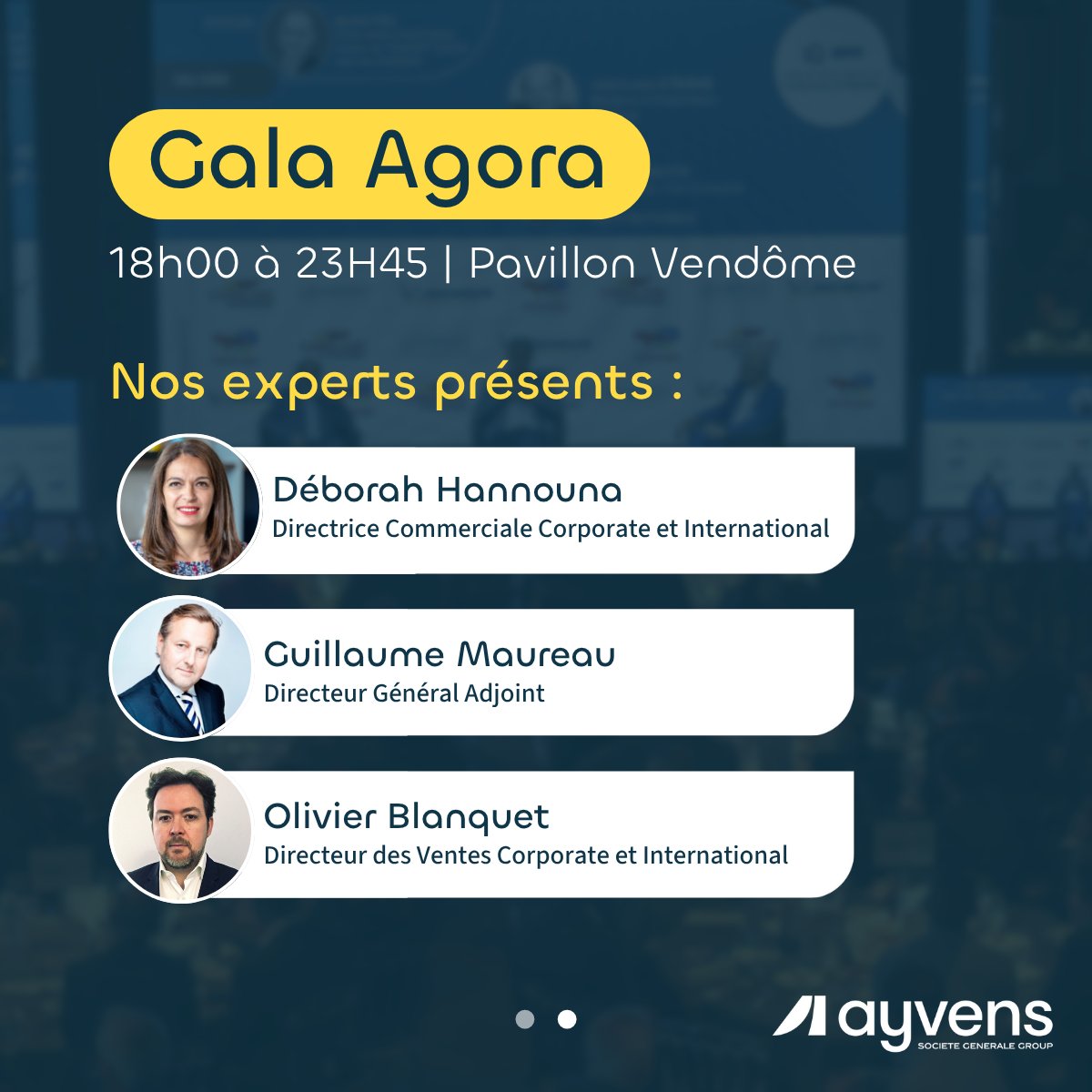 ⏳ J-8 avant la 12e édition du Gala des Responsables de Flotte Auto &amp; Mobilité !

Ayvens est fière de renouveler sa participation aux côtés de ses clients et experts pour faire avancer, ensemble, les mobilités de demain. 🚗

#GalaAutoMobilite