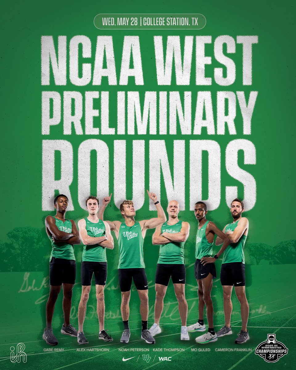 MEET DAY!

We're in College Station as the men open the NCAA West Prelims today!

#GoUVU | #ValleyForged