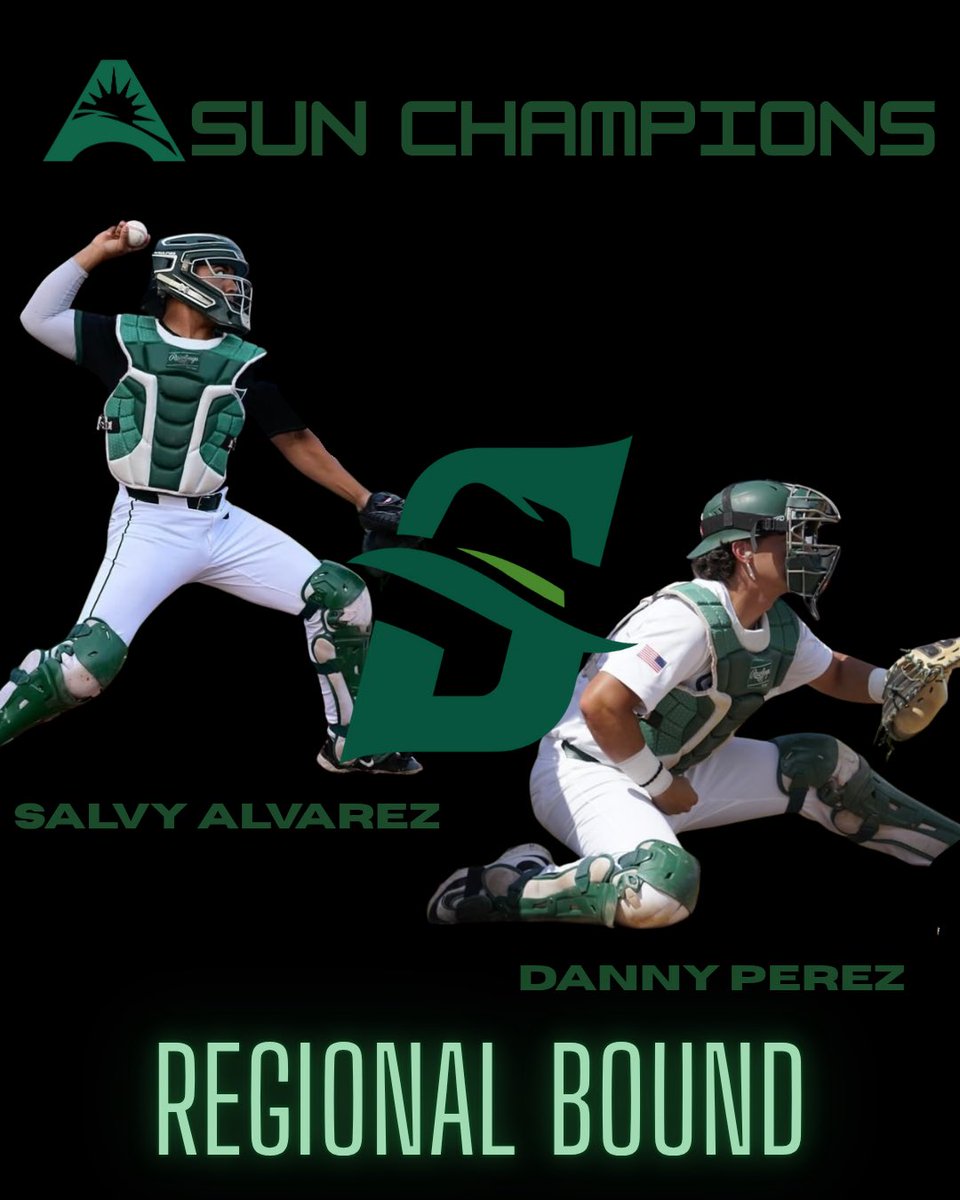 MelendezCollAdv's tweet photo. Congratulations to MCA clients @ASUNSports Baseball Co-Champions. Good luck in the @NCAABaseball Championships. @StetsonBaseball #mcabaseball #asunchamps #ncaachampionships #stetsonhattersbaseball https://t.co/Kkq8KIqQK9