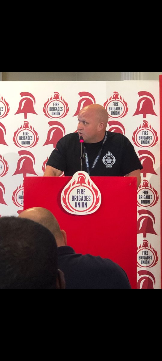 LondonFBU's tweet image. FBU Annual Conference 2025 - a minutes silence was held for Bro Martyn Sadler & Sis Jennie Logan - London delegation - various delegates spoke from London.