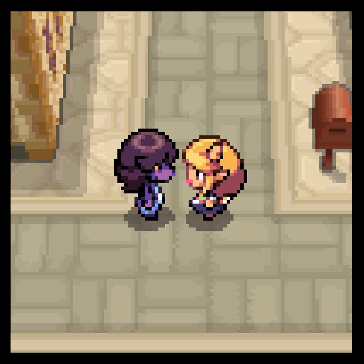 _trueface's tweet photo. they're "rivals" #DELTARUNE https://t.co/OmrXONgLoM