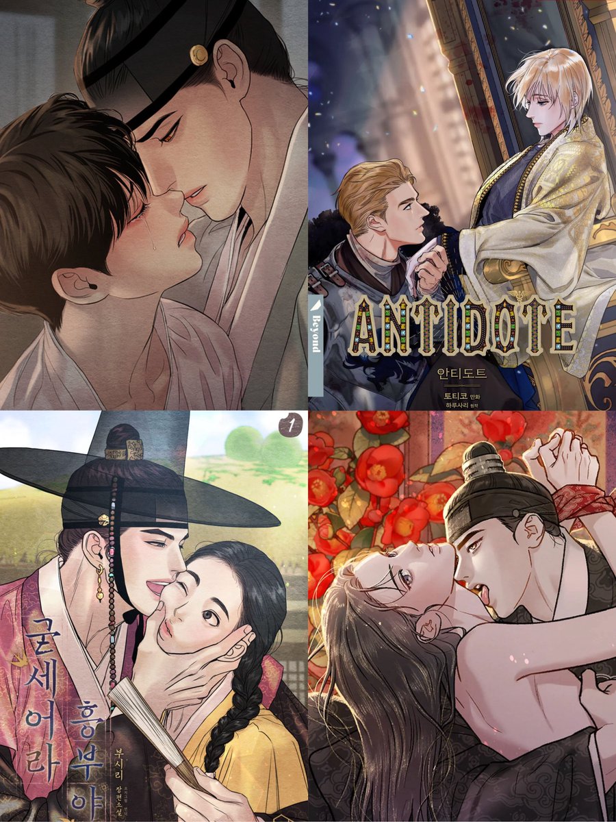 daeunmeow's tweet photo. @jacktnr97_ นี่ค่า ♥
1. Painter of the Night (แปลไทย https://t.co/mx55zVidrg)

2. Antidote (แปลไทย https://t.co/SuZlPOSPrR)

3. 굳세어라 흥부야 (แม่เป็ดไปวาดปกให้ ไม่มีแปลไทยค่ะ)

4. ปรารถนารักพยัคฆ์ดำ (แปลไทย https://t.co/FvFbXc782j) https://t.co/L9l6Nk27rS