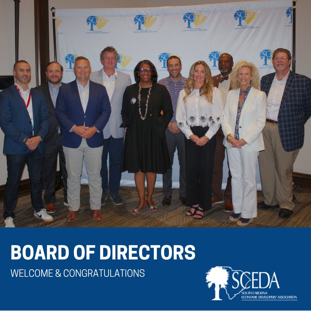 SCEDA's tweet photo. Congratulations to our newly installed #SCEDA Board of Directors, led by our president Tavia CM Gaddy. We look forward to spotlighting each of these board members in the weeks and months to come. https://t.co/h63xQyeUPM