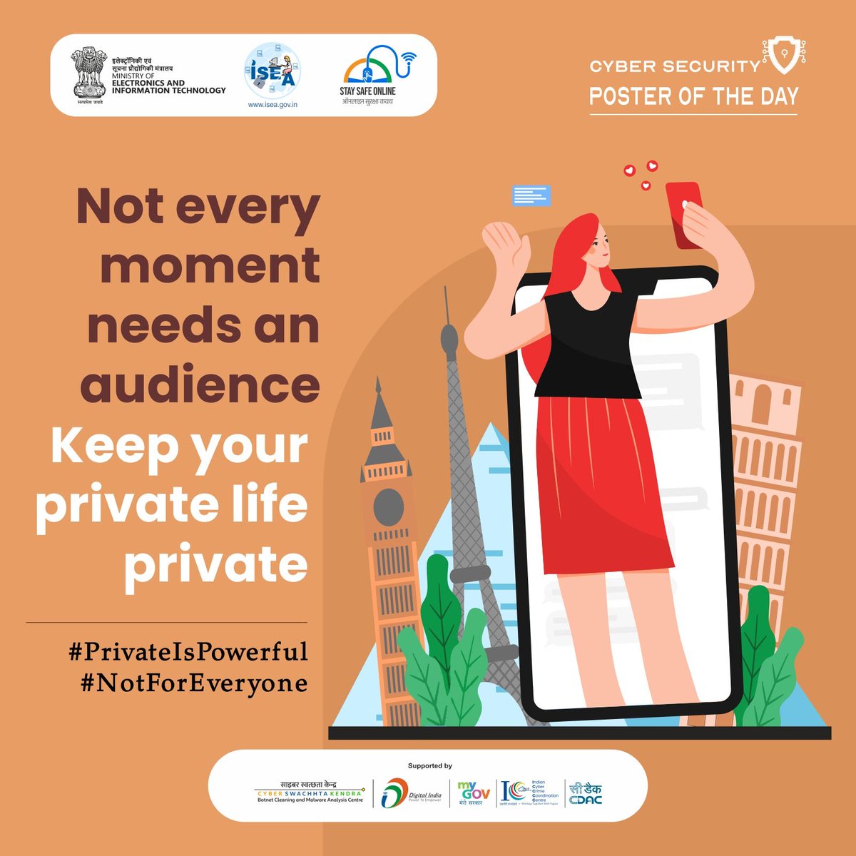 Information Security Awareness (ISEA) by MeitY (@infosecawa) on Twitter photo Oversharing online might feel harmless — but it can invite risks you never imagined.
<a href="/GoI_MeitY/">Ministry of Electronics & IT</a> <a href="/_DigitalIndia/">Digital India</a> <a href="/mygovindia/">MyGovIndia</a> <a href="/SecretaryMEITY/">S Krishnan</a> <a href="/IndianCERT/">CERT-In</a> <a href="/NICMeity/">NIC</a> <a href="/abhish18/">abhishek singh</a> <a href="/AshwiniVaishnaw/">Ashwini Vaishnaw</a> <a href="/Cyberdost/">CyberDost I4C</a> <a href="/DrChasM/">Appala Satyanarayana Murty Chandrapati</a> <a href="/cdacindia/">C-DAC India</a> <a href="/NIELITIndia/">NIELIT</a>
<a href="/GoI_STQC/">STQC Directorate</a> <a href="/ERNET_India/">ERNET India</a> <a href="/sanjaykrvyas/">sanjay kumar vyas</a> Oversharing online might feel harmless — but it can invite risks you never imagined.
<a href="/GoI_MeitY/">Ministry of Electronics & IT</a> <a href="/_DigitalIndia/">Digital India</a> <a href="/mygovindia/">MyGovIndia</a> <a href="/SecretaryMEITY/">S Krishnan</a> <a href="/IndianCERT/">CERT-In</a> <a href="/NICMeity/">NIC</a> <a href="/abhish18/">abhishek singh</a> <a href="/AshwiniVaishnaw/">Ashwini Vaishnaw</a> <a href="/Cyberdost/">CyberDost I4C</a> <a href="/DrChasM/">Appala Satyanarayana Murty Chandrapati</a> <a href="/cdacindia/">C-DAC India</a> <a href="/NIELITIndia/">NIELIT</a>
<a href="/GoI_STQC/">STQC Directorate</a> <a href="/ERNET_India/">ERNET India</a> <a href="/sanjaykrvyas/">sanjay kumar vyas</a>
