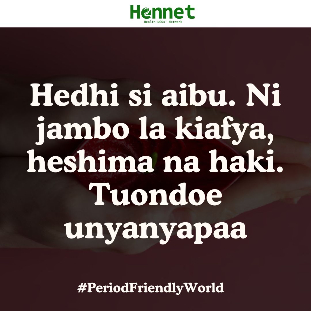 Melodykituyi (@melodykituyi) on Twitter photo <a href="/HennetKenya/">Health NGOs Network (HENNET)</a> <a href="/AYARHEP_KENYA/">AYARHEP-KENYA</a> <a href="/ahfkenya/">AHF Kenya</a> Menstrual health is a vital component of Universal Health Coverage. Ensuring adequate funding for free sanitary products and equitable access in schools is essential for promoting dignity and inclusivity.
#PeriodFriendlyWorld
ChallengeTheStigma
<a href="/HennetKenya/">Health NGOs Network (HENNET)</a> <a href="/AYARHEP_KENYA/">AYARHEP-KENYA</a> <a href="/HennetKenya/">Health NGOs Network (HENNET)</a> <a href="/AYARHEP_KENYA/">AYARHEP-KENYA</a> <a href="/ahfkenya/">AHF Kenya</a> Menstrual health is a vital component of Universal Health Coverage. Ensuring adequate funding for free sanitary products and equitable access in schools is essential for promoting dignity and inclusivity.
#PeriodFriendlyWorld
ChallengeTheStigma
<a href="/HennetKenya/">Health NGOs Network (HENNET)</a> <a href="/AYARHEP_KENYA/">AYARHEP-KENYA</a>