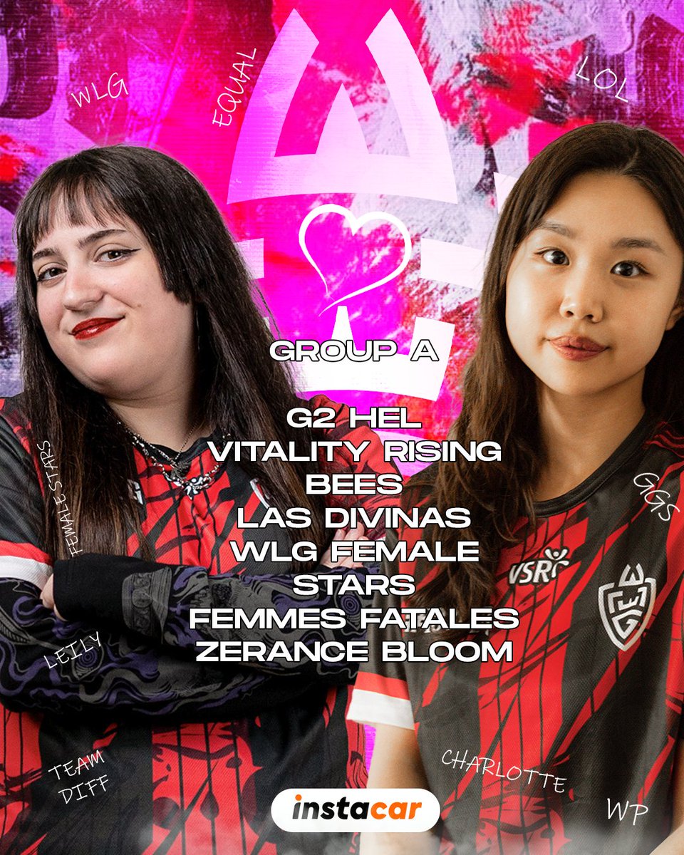 WLGaming Esports (@wlggr) on Twitter photo ๐จ Our group for <a href="/EsportsPlayerF1/">esports player foundation</a> is set!
Ready for some epic showdowns with:
๐ฎ <a href="/G2esports/">G2 Esports</a>
๐ฅ <a href="/TeamVitality/">Team Vitality ๐</a>
๐ <a href="/LasDivinasLoL/">Las Divinas</a>
โ๏ธ <a href="/WLGgr/">WLGaming Esports</a>
๐ฅ <a href="/FemFatales_LoL/">Femmes Fatales | WNB Team LFO</a>
๐ <a href="/ZerancePartout/">Zerance</a>
Wishing the best of luck to all participants
Letโs make this a tournament to remember! ๐ช ๐จ Our group for <a href="/EsportsPlayerF1/">esports player foundation</a> is set!
Ready for some epic showdowns with:
๐ฎ <a href="/G2esports/">G2 Esports</a>
๐ฅ <a href="/TeamVitality/">Team Vitality ๐</a>
๐ <a href="/LasDivinasLoL/">Las Divinas</a>
โ๏ธ <a href="/WLGgr/">WLGaming Esports</a>
๐ฅ <a href="/FemFatales_LoL/">Femmes Fatales | WNB Team LFO</a>
๐ <a href="/ZerancePartout/">Zerance</a>
Wishing the best of luck to all participants
Letโs make this a tournament to remember! ๐ช