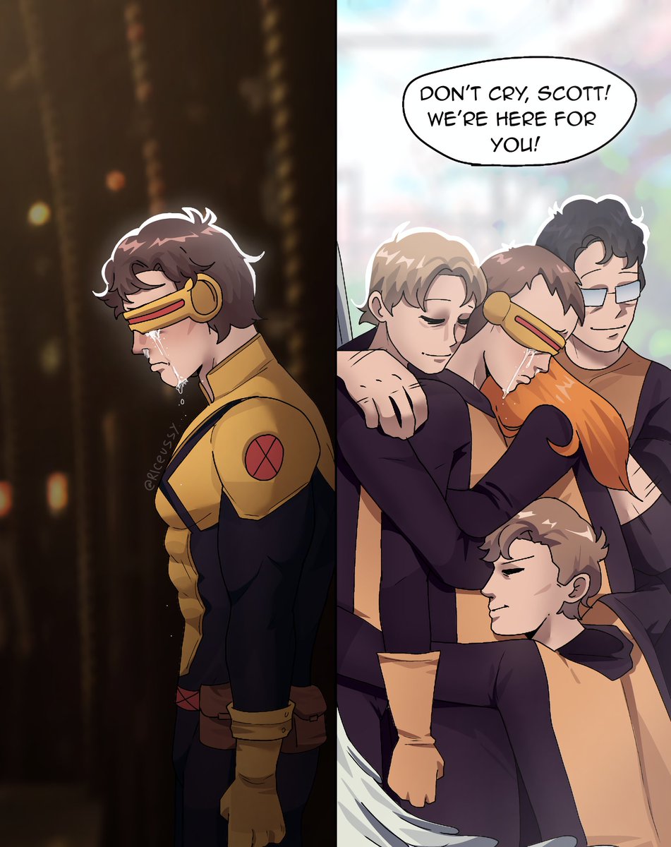 Do u think he misses them 
...
#scottsummers #xmen