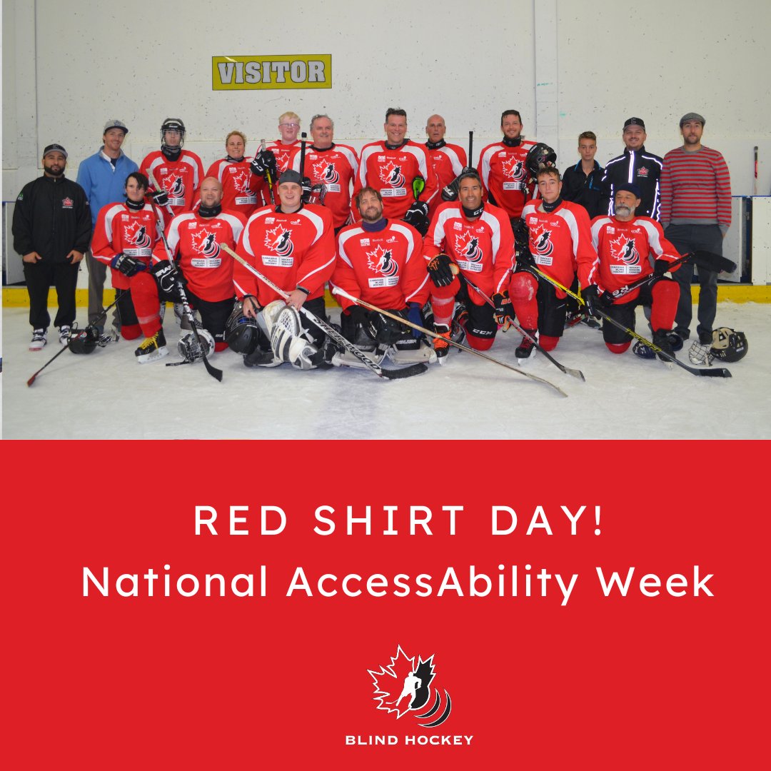 CanadianBlindHockey (@cdnblindhockey) on Twitter photo Today is #RedShirtDay, a day to support people with disabilities. The Blind Hockey community proudly wears red to spark conversations, break stigma, and show that having a disability doesn’t stop you from doing what you love. <a href="/EasterSeals/">Easter Seals Canada</a> #BlindHockey
#NAAW2025 Today is #RedShirtDay, a day to support people with disabilities. The Blind Hockey community proudly wears red to spark conversations, break stigma, and show that having a disability doesn’t stop you from doing what you love. <a href="/EasterSeals/">Easter Seals Canada</a> #BlindHockey
#NAAW2025