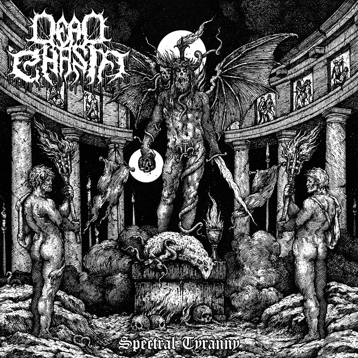 deadlystormzine's tweet photo. Moldy, dark and painful death metal from other worlds, turning cruel fantasies into bloody reality! Recenze/review - DEAD CHASM - Spectral Tyranny (2025): https://t.co/QsGO6rbCXO #DeathMetal #deadchasm #Review #oldschooldeathmetal #newalbum #NowPlaying .@transcendingobs https://t.co/ZXaGp3Grpi