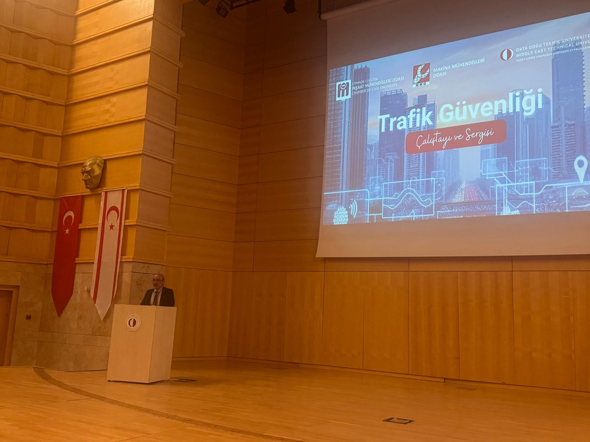 KTMMOB İnşaat Mühendisleri Odası ve Makina Mühendisleri Odası, Orta Doğu Teknik Üniversitesi Kuzey Kıbrıs Kampusu (ODTÜ-KKK) iş birliğinde, 28-29 Mayıs 2025 tarihlerinde "Trafik Güvenliği Elimizde" temalı çalıştay ve sergi düzenliyor.
imo.org.tr/TR,210556/traf…