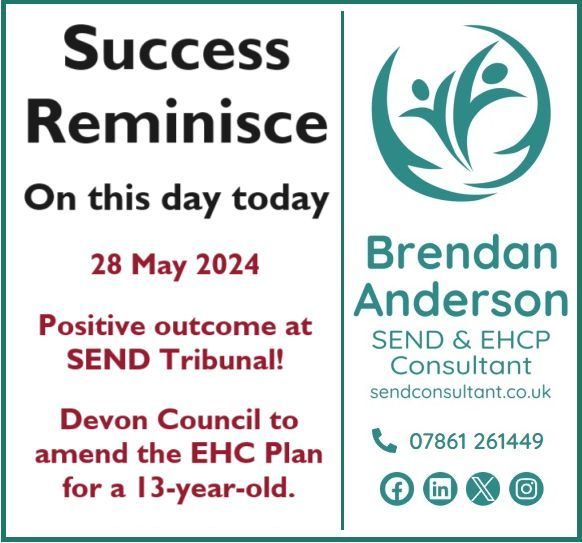 SEND & EHCP Consultant. Brendan Anderson (@sendconsultant) on Twitter photo Need help with the #SEND & #EHCP process?
💻sendconsultant.co.uk
📧 brendan.anderson@sendconsultant.co.uk
🖐Free community support: buff.ly/3ysR0LS
#senmum #sendadvocate #senparent Need help with the #SEND & #EHCP process?
💻sendconsultant.co.uk
📧 brendan.anderson@sendconsultant.co.uk
🖐Free community support: buff.ly/3ysR0LS
#senmum #sendadvocate #senparent
