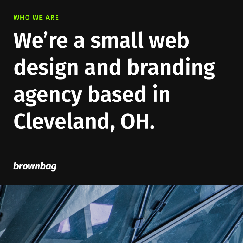 brownbag_design's tweet photo. Brownbag Design creates websites and brand identities that help your business look sharp, feel consistent, and connect with your audience.

#brownbagdesign #websitedesign #branding #smallbusiness #cleveland #design #agency
