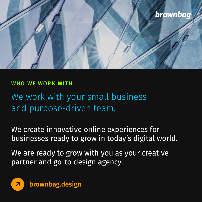 brownbag_design's tweet photo. Brownbag Design creates websites and brand identities that help your business look sharp, feel consistent, and connect with your audience.

#brownbagdesign #websitedesign #branding #smallbusiness #cleveland #design #agency