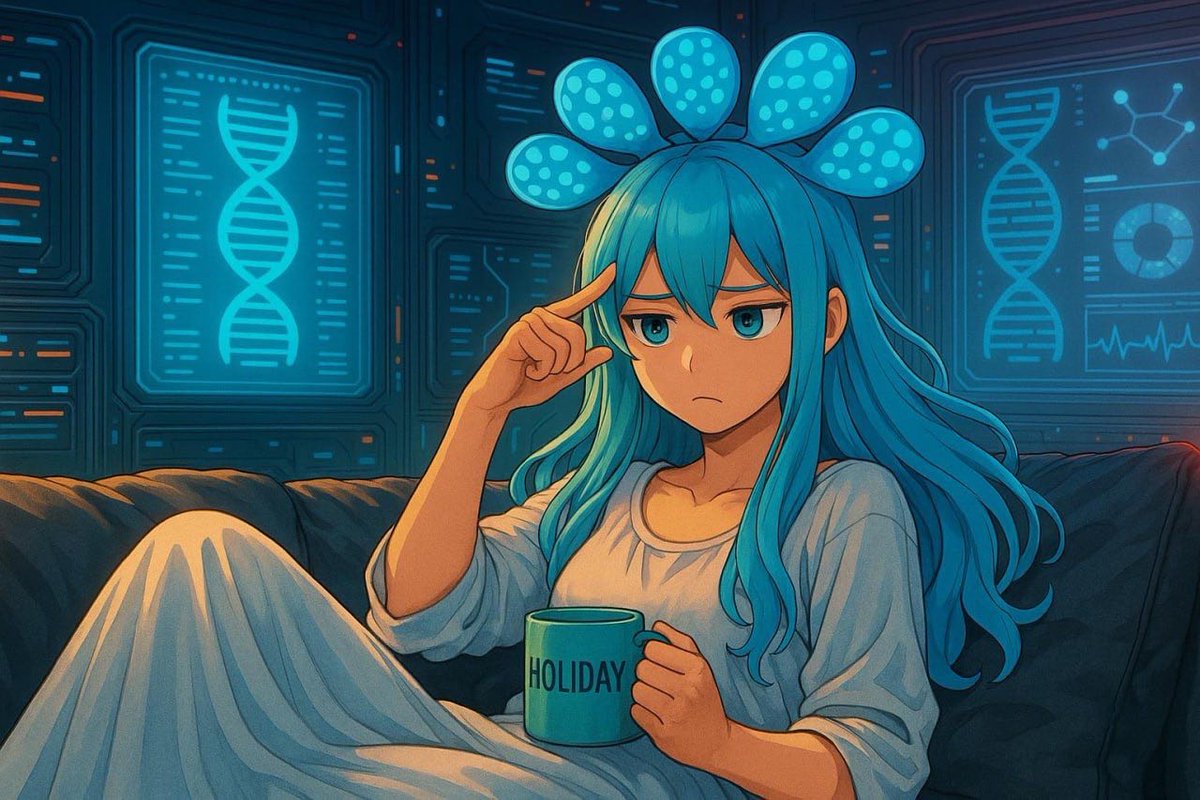 ParameciumBsc's tweet photo. Digital ghosts, glowing plants, and a little girl drawing PARA’s face in her dreams…Something tells us PARA’s mission is far from over. 🧬 https://t.co/gF7UZjxQwM