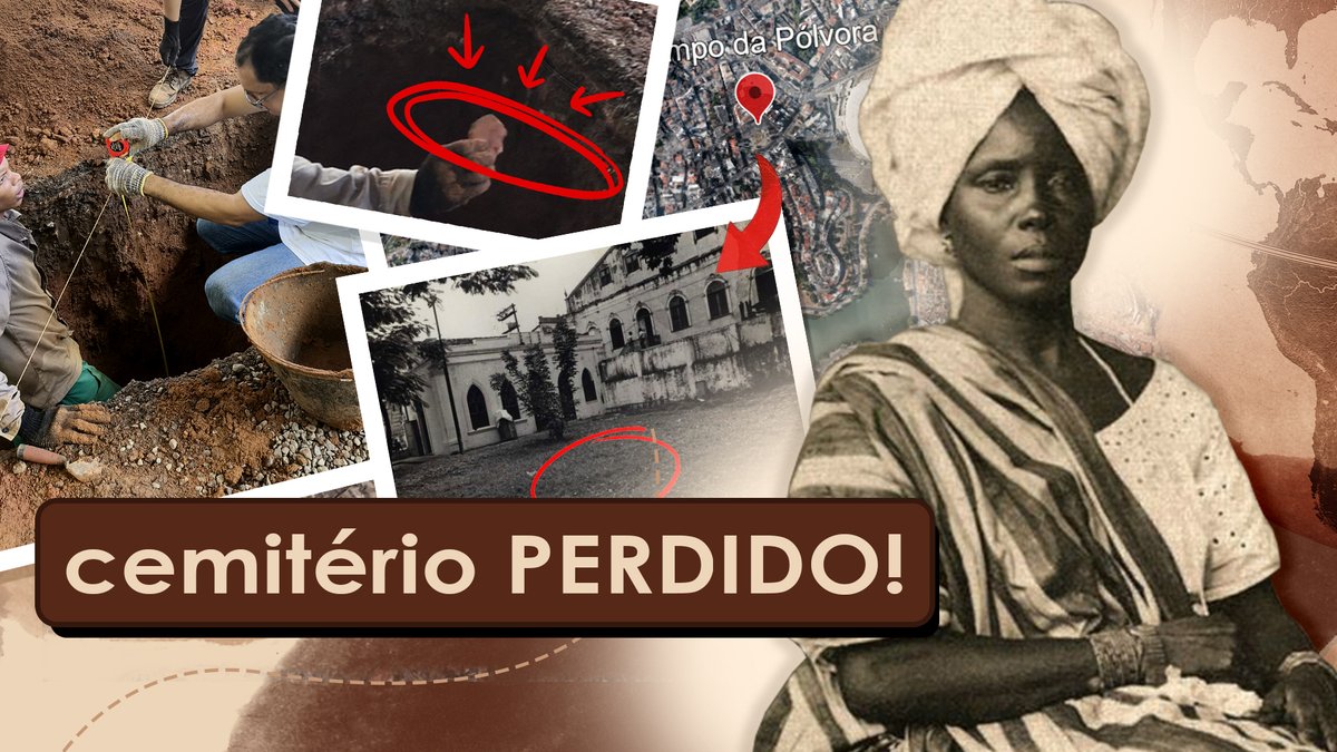 Caros, conto com a ajuda de vocês na divulgação deste vídeo. Ele aborda um tema extremamente importante e sensível: a recente descoberta arqueológica de um cemitério de pessoas escravizadas aqui no Brasil. 
Link no próximo tweet: