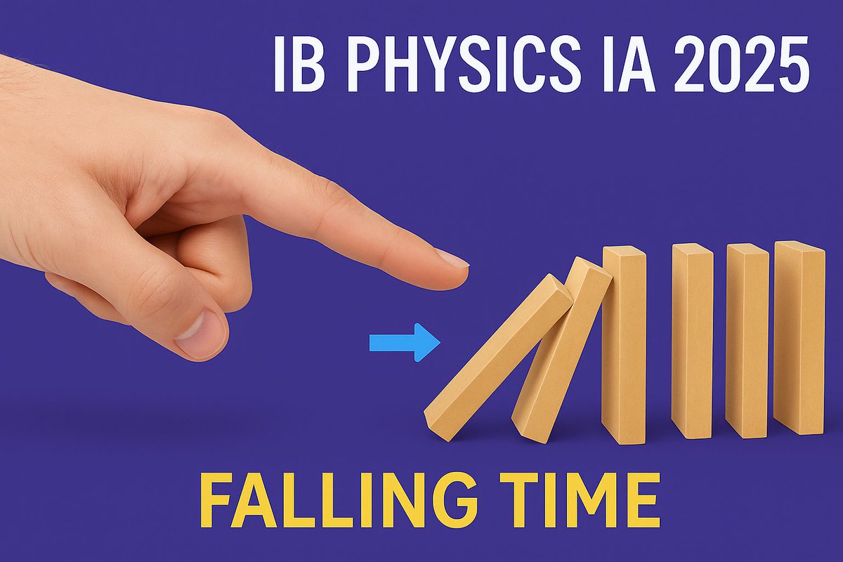 rathankar's tweet image. 🧪 IBDP Physics IA Idea #6:
“How does 📏 the distance between dominoes affect ⏱️ the total falling time?”
We considered 9+ IVs and chose this for its 🧠 clarity

🎥 Watch now ➡️ [ youtu.be/my4ikf6HwTc ]
#IBPhysics #IBDP2025 #PhysicsIA #DominoEffect #IAideas