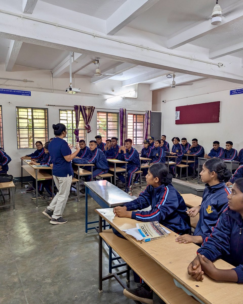 expacadetprogr1's tweet photo. 📍 Camp Name: ATC JNV Gajanuru, Shimoga
🗓️ 6–7 May 2025 | Directorate: Karnataka &amp; Goa
👥 210 Cadets | 5 Trainers

Heartfelt gratitude to Col. Manik for his support in making this camp successful.

#ncc #ncccamp #cadetprogram https://t.co/uIxitWFzYc