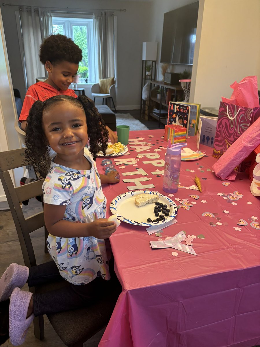 KT_Harrell1's tweet image. Our baby girl is 3 today! Time is moving too fast!