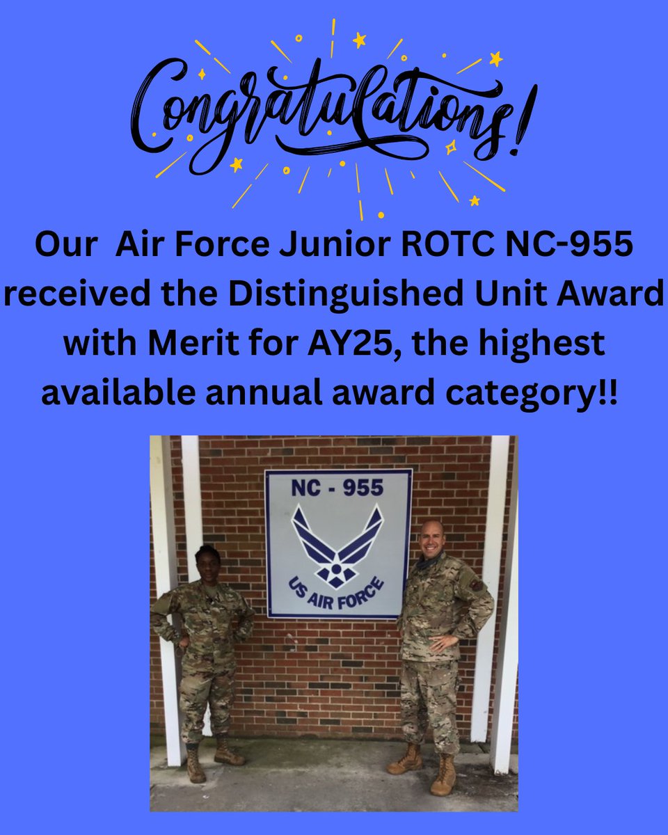 Congratulations!!  We are very proud of Maj, MSgt, and their Cadets!!