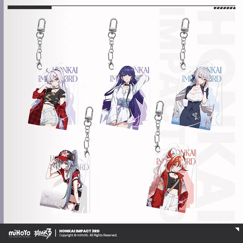 崩壊3rd #HonkaiImpact3rd グッズ更新 悠游夏日シリーズ第5弾 キアナ